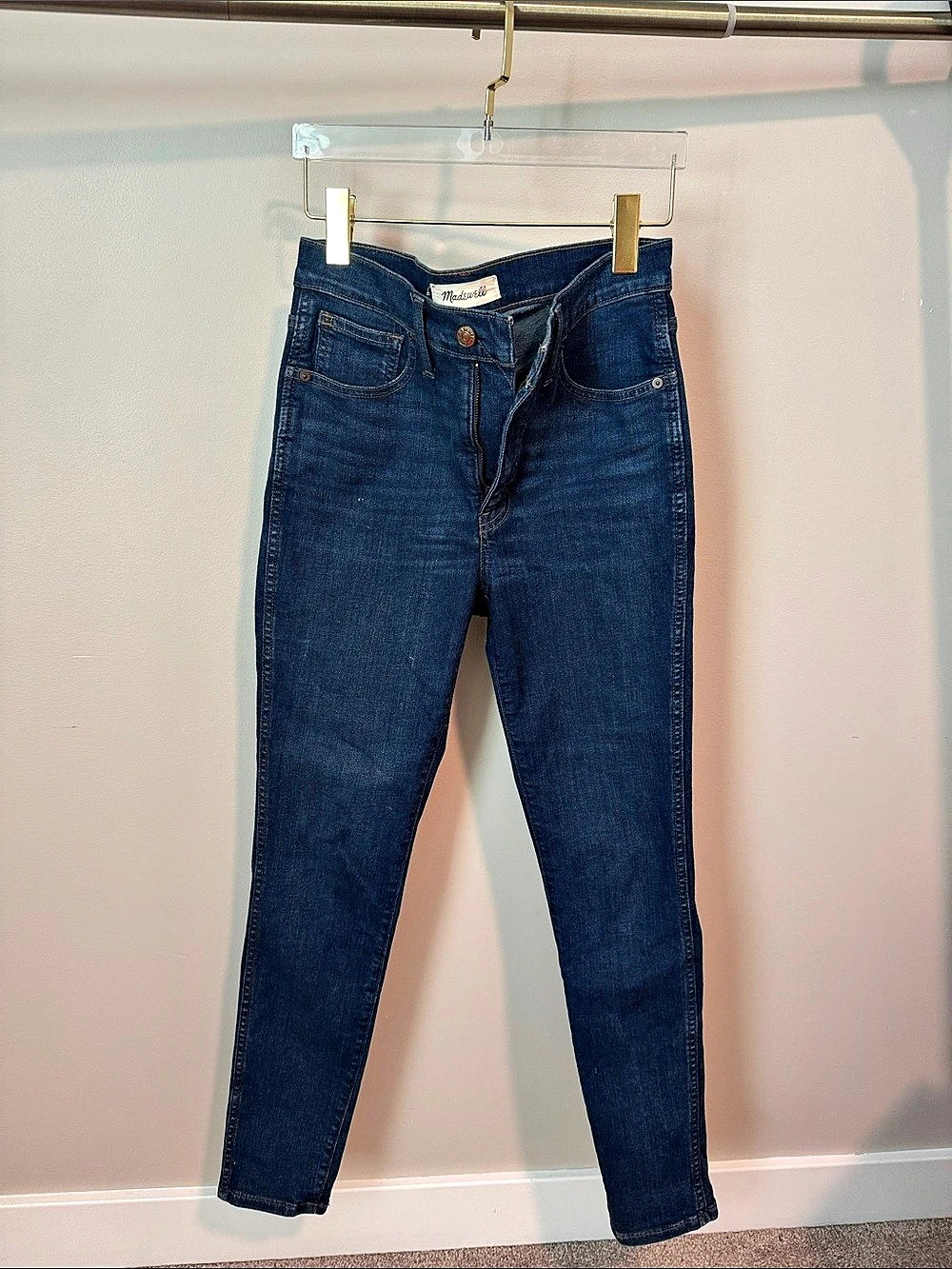 Kut from the Kloth 10" High-Rise Skinny High-Rise Skinny Jeans in Blue Waist 27